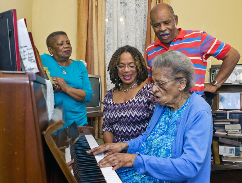 Miriam Dickenson celebrates her 100th birthday