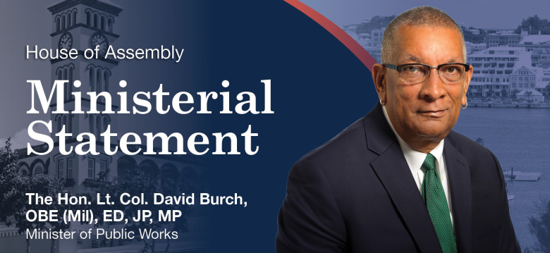 Hon. David Burch Ministerial Statement 